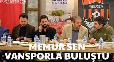 Memur-Sen Vanspor'la buluştu - Uca'dan Van'da spora birlik çağrısı