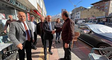 MHP Van İl Başkanlığı Gevaş’ta Esnafı Ziyaret Etti 