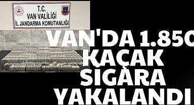 Van Başkale’de 1.850 paket kaçak sigara yakalandı