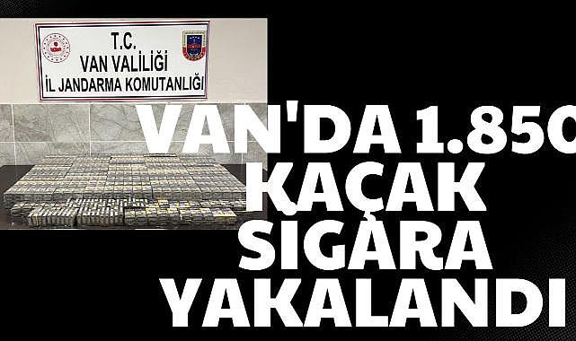Van Başkale’de 1.850 paket kaçak sigara yakalandı
