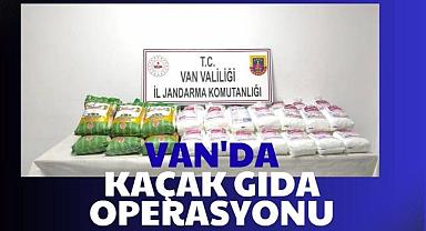 Van Başkale’de kaçak gıda operasyonu: