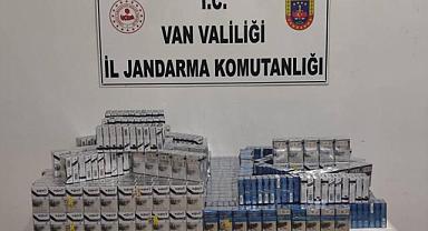 Van’da 1240 paket kaçak sigara ele geçirildi
