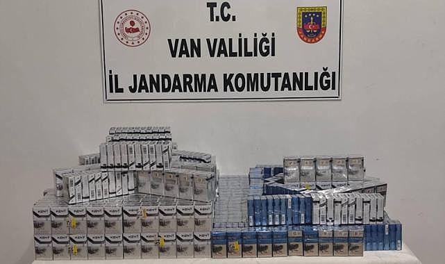 Van’da 1240 paket kaçak sigara ele geçirildi