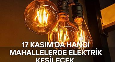 Van'da 17 Kasım’da elektrik kesilecek?