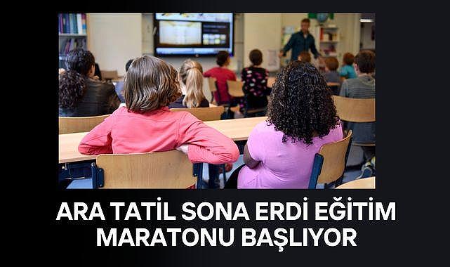 Van’da ara tatil sona erdi