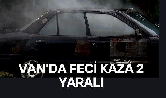 Van'da Feci Kaza 2 yaralı