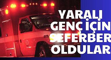 Van'da Yaralı Genç Helikopterle Sevk Edildi