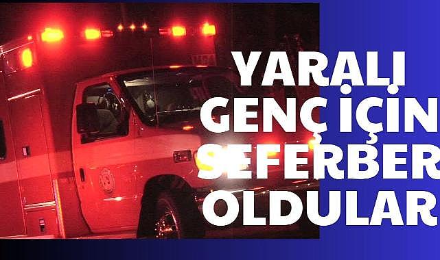 Van'da Yaralı Genç Helikopterle Sevk Edildi