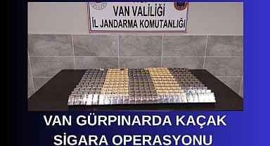 Van Gürpınar' da kaçak sigara operasyonu