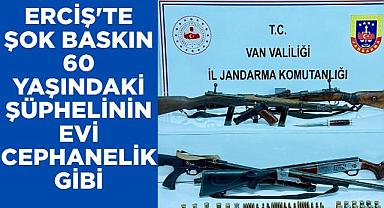 60 Yaşındaki Şüphelinin Evi Cephanelik Gibi