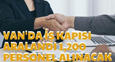 İş Kapısı Aralandı 1.200 Personel Alınacak