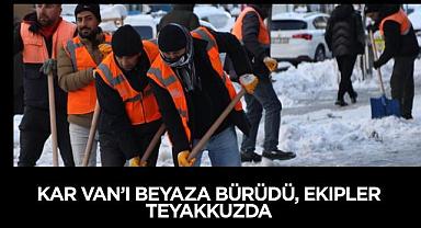 Kar Van’ı Beyaza Bürüdü, Ekipler Teyakkuzda