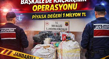 Piyasa Değeri 1 Milyon TL kaçakçılık operasyonu