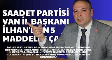 Saadet Partisi’nden Yetkililere 5 Maddelik Çağrı