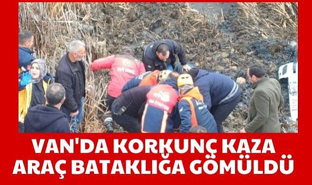 Van'da Araç Bataklığa Saplandı: 5 Yaralı
