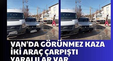 Van İskele Caddesi'nde Korkutan Kaza