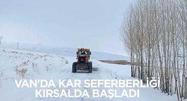 Van Kırsalında Kar Mesaisi