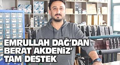 Vanlı İş Makinesi Esnafı Emrullah Dağ'dan Berat Akdeniz'e Tam Destek