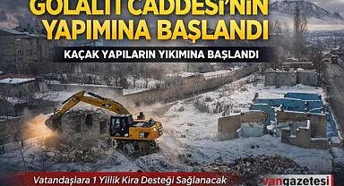 Gölaltı Caddesi'nin Yapımına Başlandı