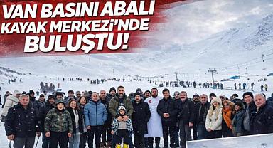 Van Basını Abalı'da Moral Depoladı