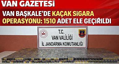 Van Başkale’de Kaçak Sigara Operasyonu