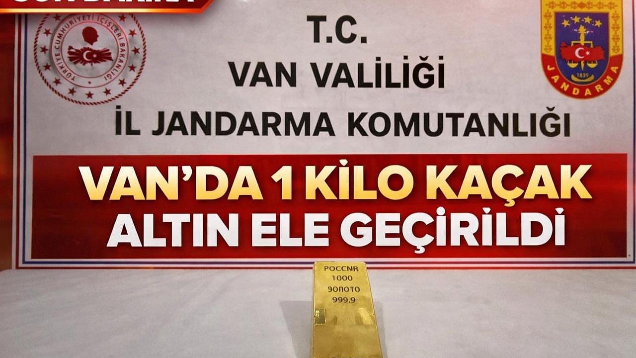 Van’da 1 Kilogram Kaçak Külçe Altın Ele Geçirildi