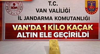 Van'da 1 Kilogram Kaçak Külçe Altın Ele Geçirildi