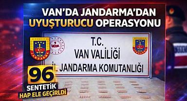 Van'da 96 sentetik hap ele geçirildi 