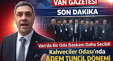 Van'da Bir Oda Başkanı Daha Seçildi