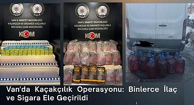 Van'da Kaçakçılık Operasyonu
