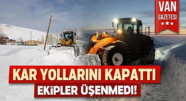Van'da Karla Mücadelede Büyük Ölçüde Tamamladı