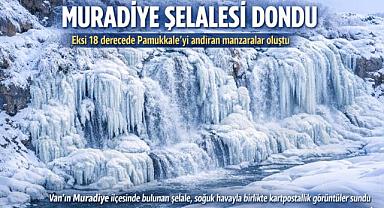 Van’da Kartpostallık Muradiye Şelalesi