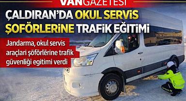 Van'da Okul Servis Sürücülerine Trafik Güvenliği Eğitimi