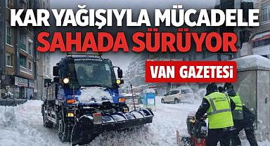 Van'da Sahada Yoğun Mesai