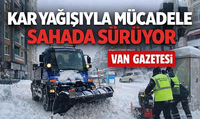 Van'da Sahada Yoğun Mesai