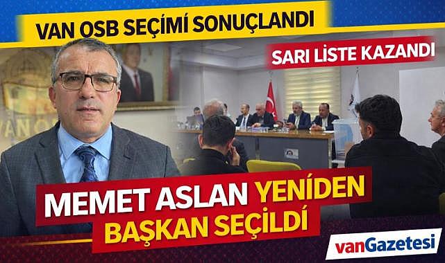 Van OSB’de Seçim Sonuçlandı