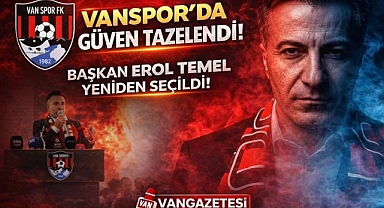 Vanspor'da Güven Tazelendi: Başkan Erol Temel Yeniden Seçildi
