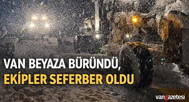 Van beyaza büründü 