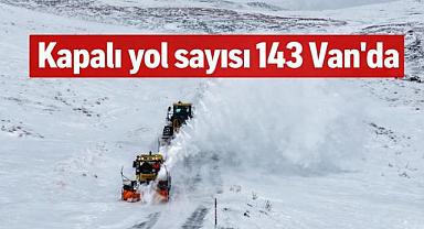 Van’da 143 Yerleşim Yerinin Yolu Kapalı!