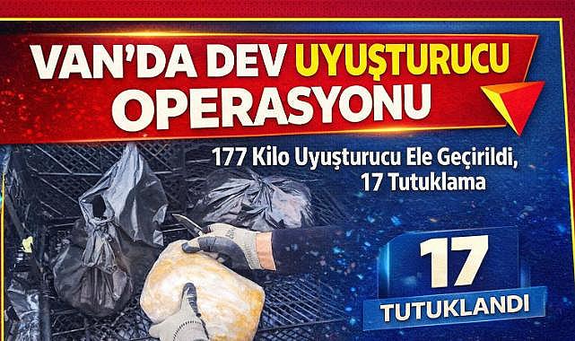 Van’da 177 Kilo Uyuşturucu Ele Geçirildi