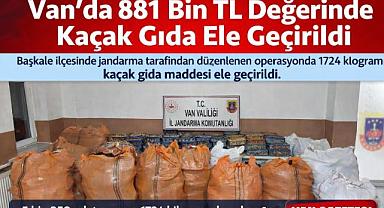 Van’da 881 Bin TL Değerinde Kaçak Gıda Ele Geçirildi