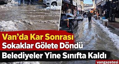 Van’da Belediyelere Kar Eleştirisi