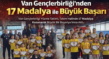 Van Gençlerbirliği’nden 17 Madalya