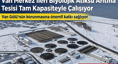 Van Merkez Arıtma Tesisi Görev Başında