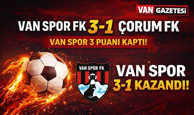 Van Spor'dan Altın Değerinde 3 Puan