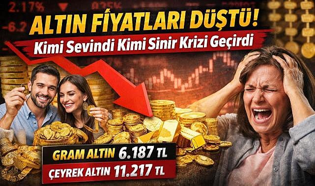 Altındaki sert düşüş piyasayı karıştırdı