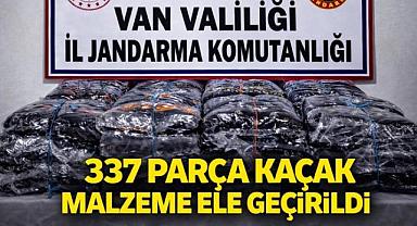 Van'da 337 Parça Kaçak Malzeme Ele Geçirildi