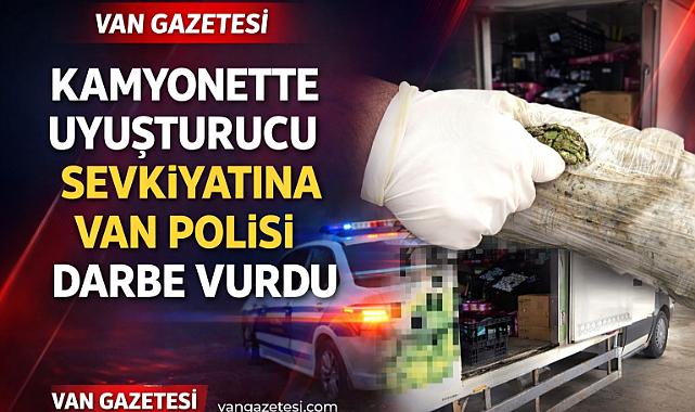 Van’da kamyonette 90 Kiloya Yakın Uyuşturucu yakalandı