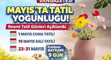 Van’da Mayıs Ayında Kaç Gün Tatil 