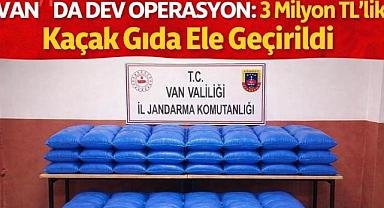 Van'da Tonlarca Kaçak Gıda Ele Geçirildi